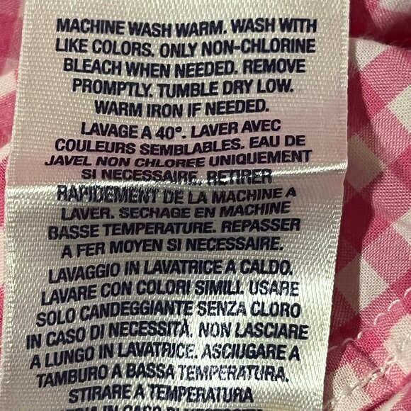 Ralph Lauren Pink Gingham Women's Shirt - Picture 12 of 14